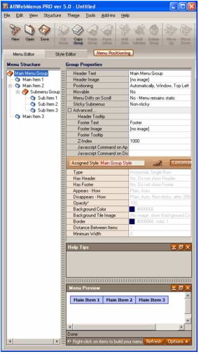 AllWebMenus