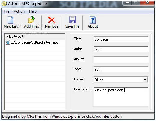 Ashkon MP3 Tag Editor