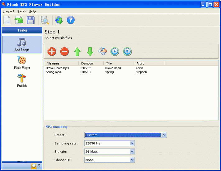 Aleo Flash MP3 Player Builder