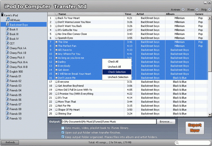 E-Zsoft iPod Transfer