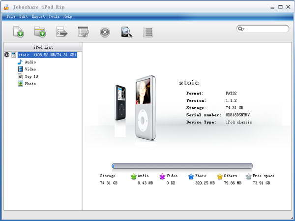 Joboshare iPod Rip