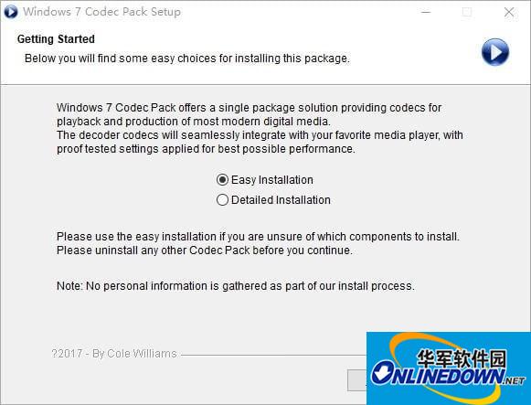 Windows7 Codec Pack