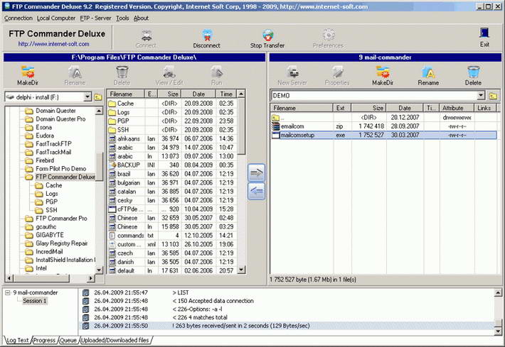 FTP Commander Deluxe