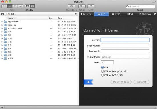 Transmit MacFTP客户端软件