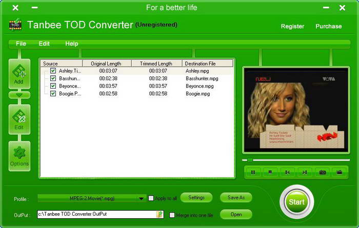 Tanbee TOD Converter