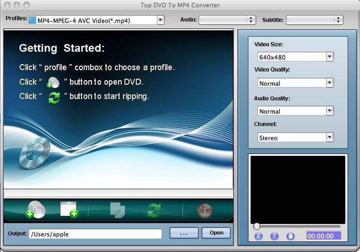 TOP DVD To MP4 Converter for Mac