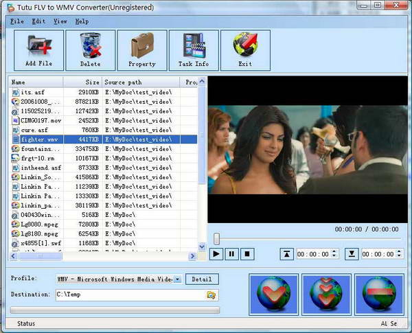 Tutu FLV to WMV Converter