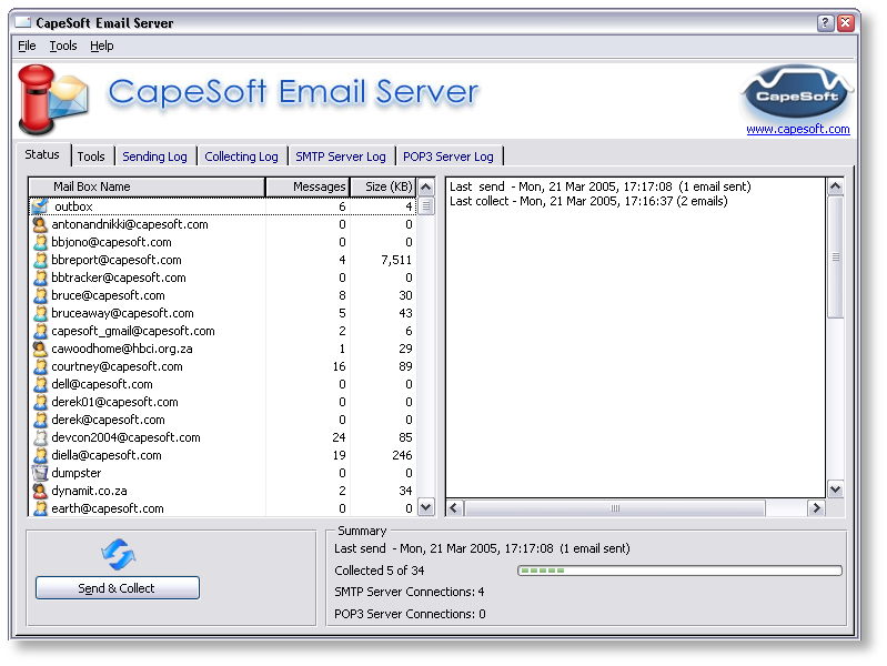 CapeSoft Email Server
