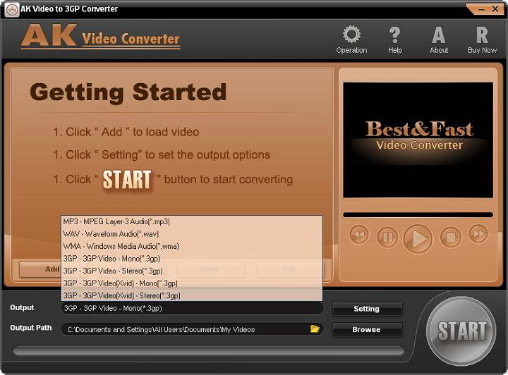 AK 3GP Converter 2009