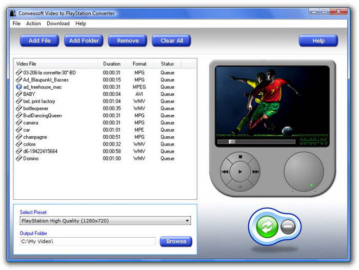 convexsoft Video to PlayStation Converter