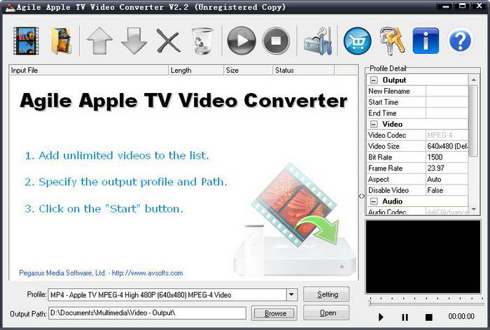 Agile Apple TV Video Converter