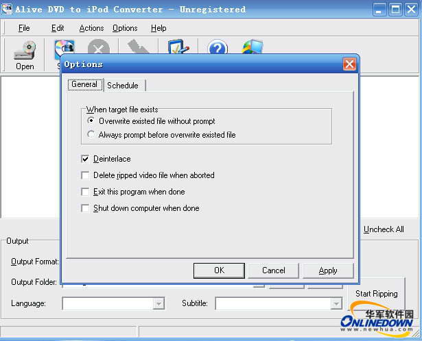 Alive DVD to iPod Converter