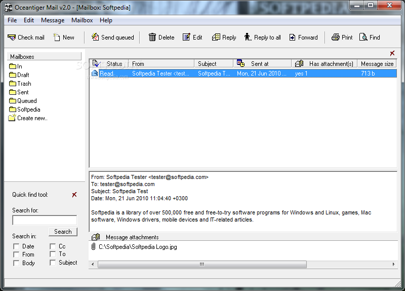 Oceantiger Mail