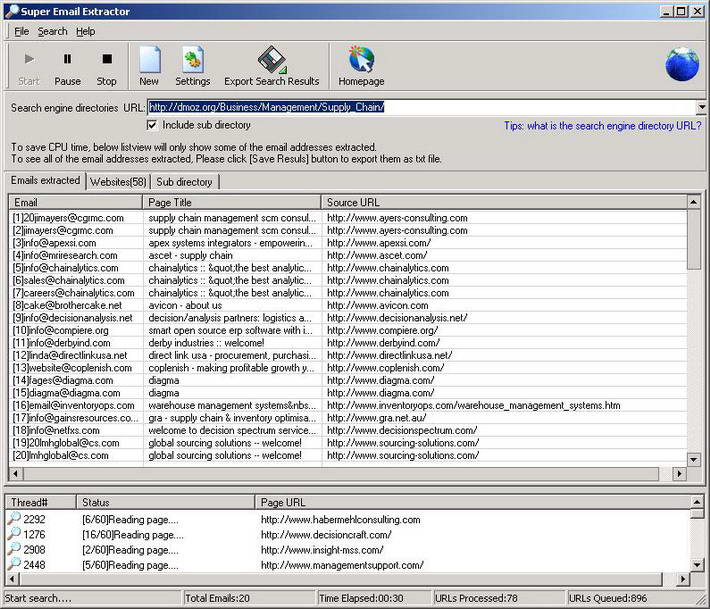Super Email Extractor