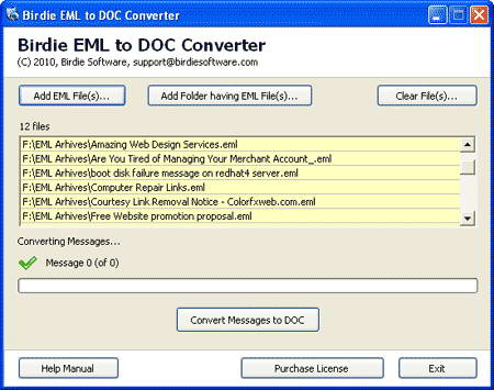 EML to DOC Converter