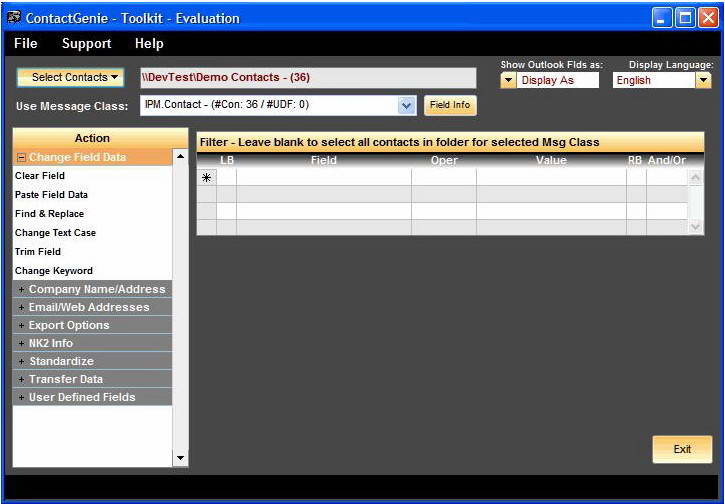 ContactGenie Toolkit
