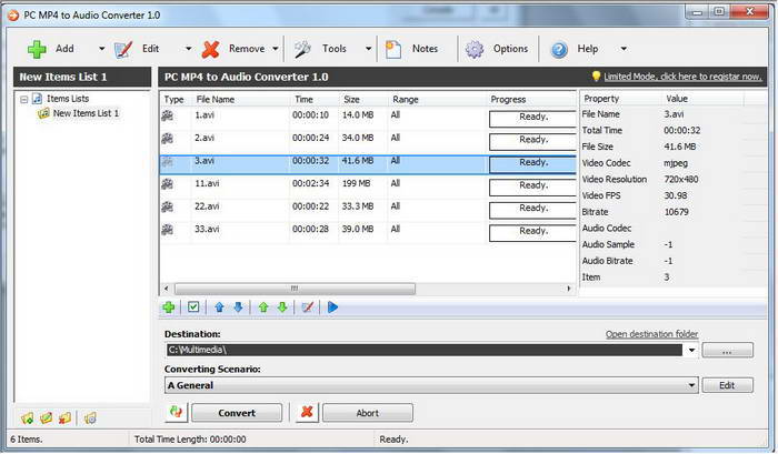 PC MP4 to Audio Converter