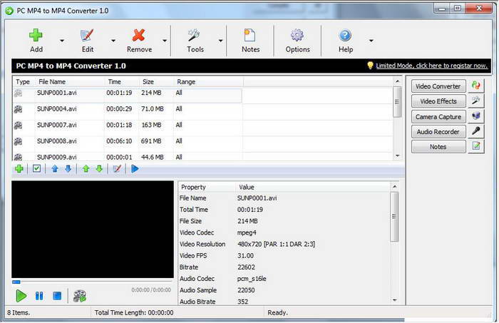 PC MP4 to MP4 Converter
