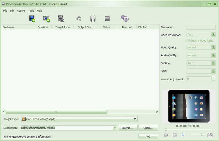 KingConvert Rip DVD To iPad Ultimate