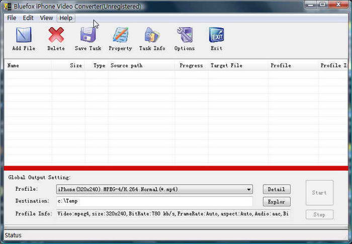 Bluefox iPhone Video Converter