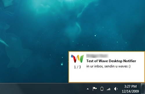 Google Wave Notifier