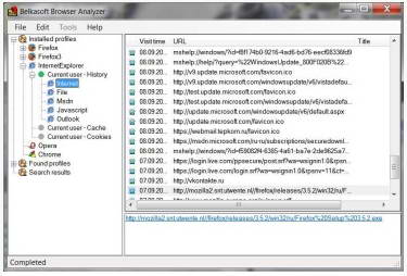 Belkasoft Browser Analyzer Ultimate
