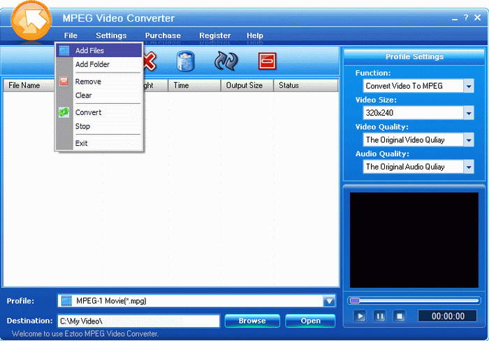Eztoo MPEG Video Converter