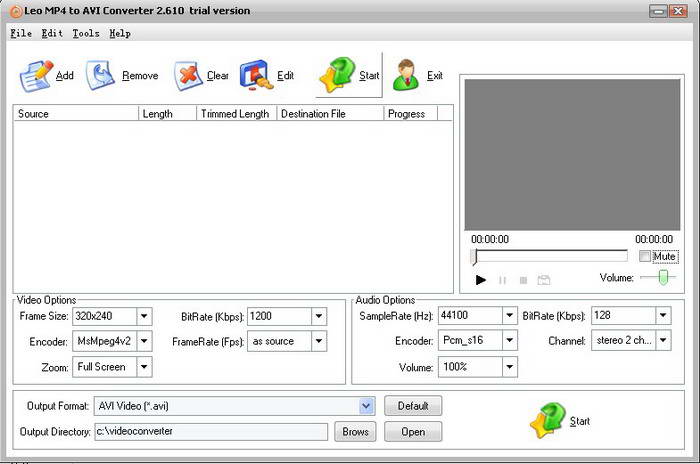 Leo MP4 to AVI Converter