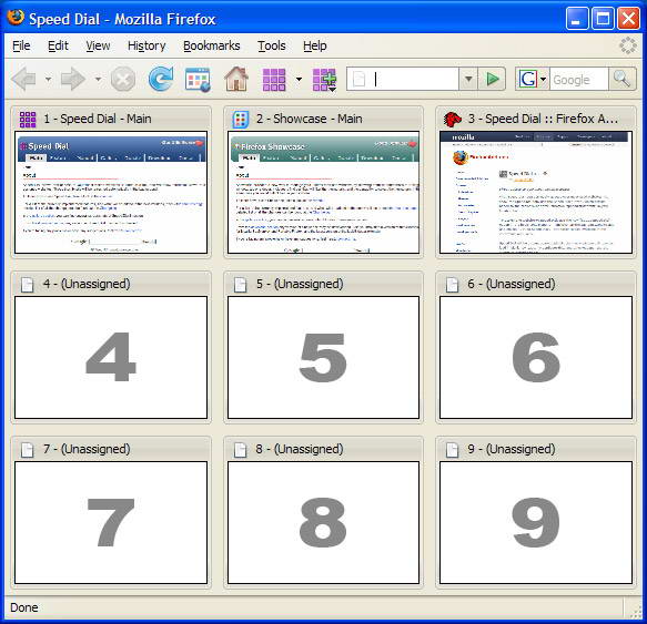 Speed Dial for Firefox