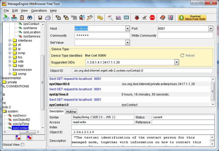 MIB Browser (MIB浏览器)