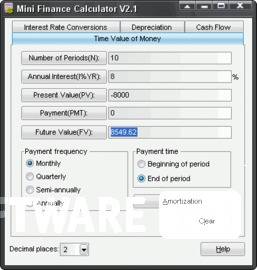 Mini Finance Calculator