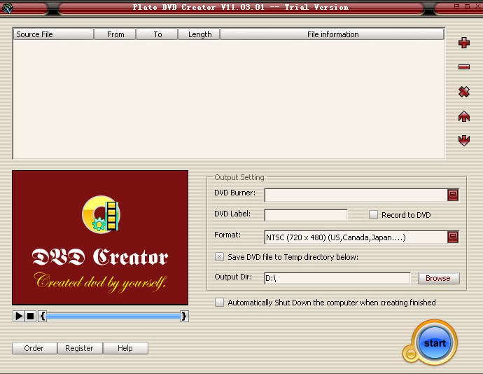 Plato DVD Creator