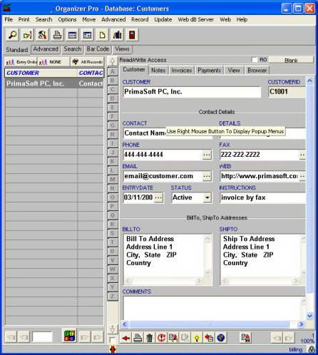 Billing Organizer Pro