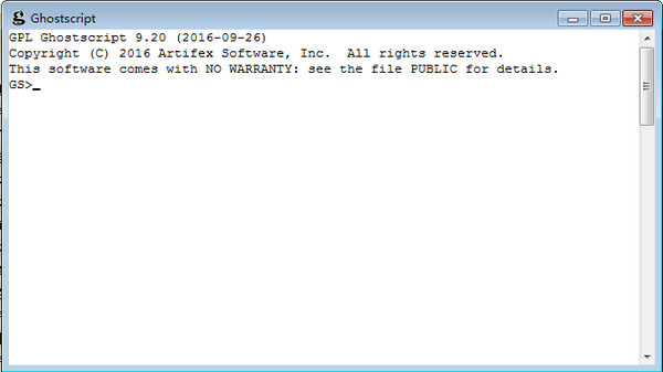 (PostScript解释器)GPL Ghostscript