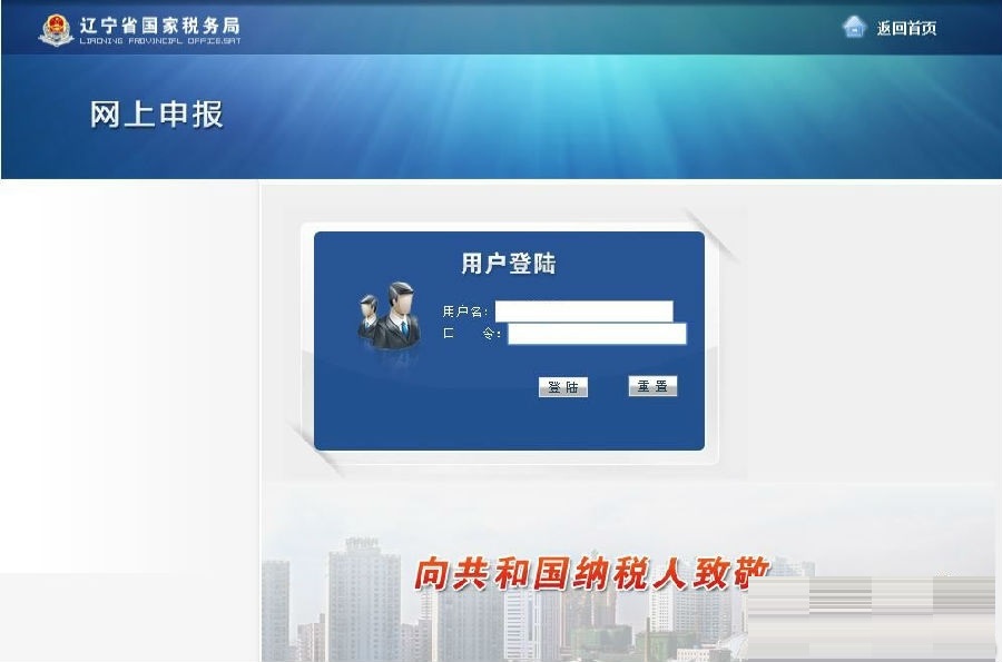 辽宁国税网上申报系统