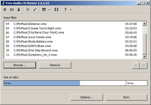 dvdvideosoft Free Audio CD Burner