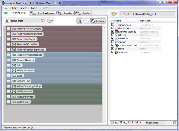 Rename Master(批量改名工具)