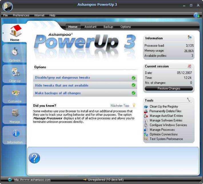 Ashampoo PowerUp 3