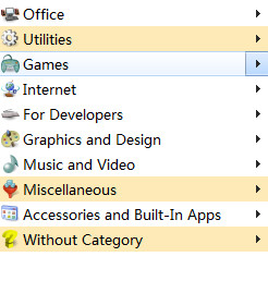 Handy Start Menu（开始菜单程序列表自动分类）