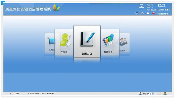 辰星连锁酒店管理系统