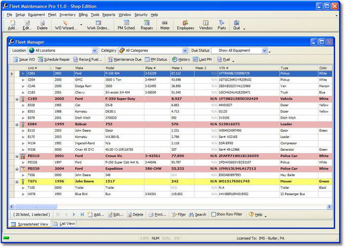 Fleet Maintenance Pro Standard