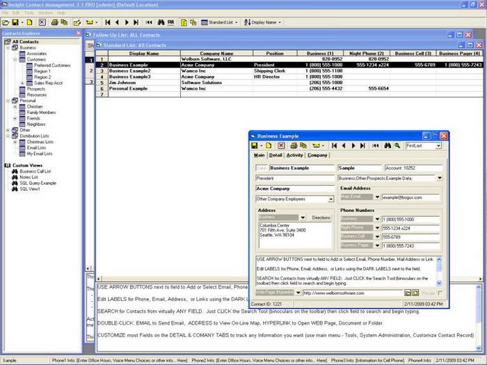 Insight Contact Management Pro