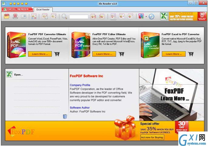 Xls阅读器