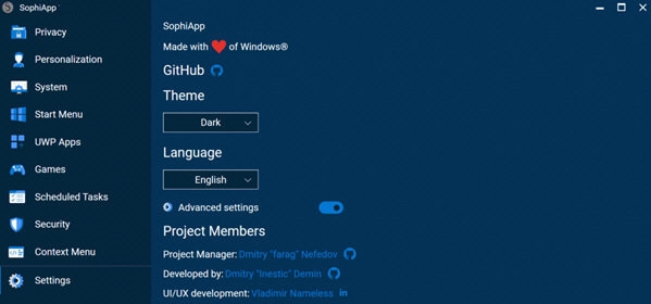 SophiApp (系统优化工具)绿色中文版