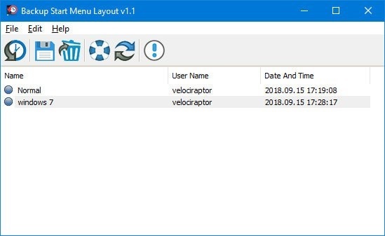 备份开始菜单布局(Backup Start Menu Layout)