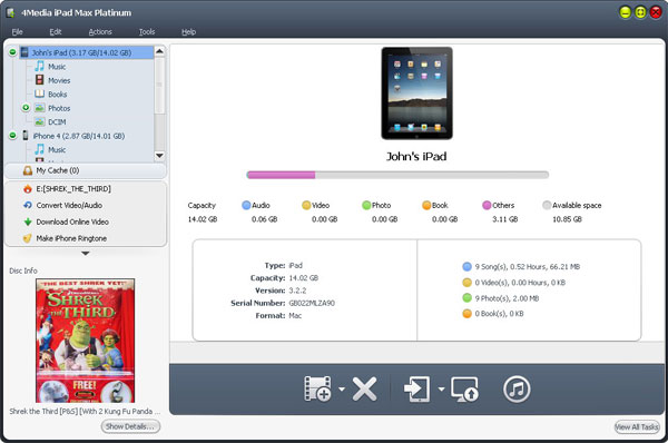 ipad备份软件4Media iPad Max