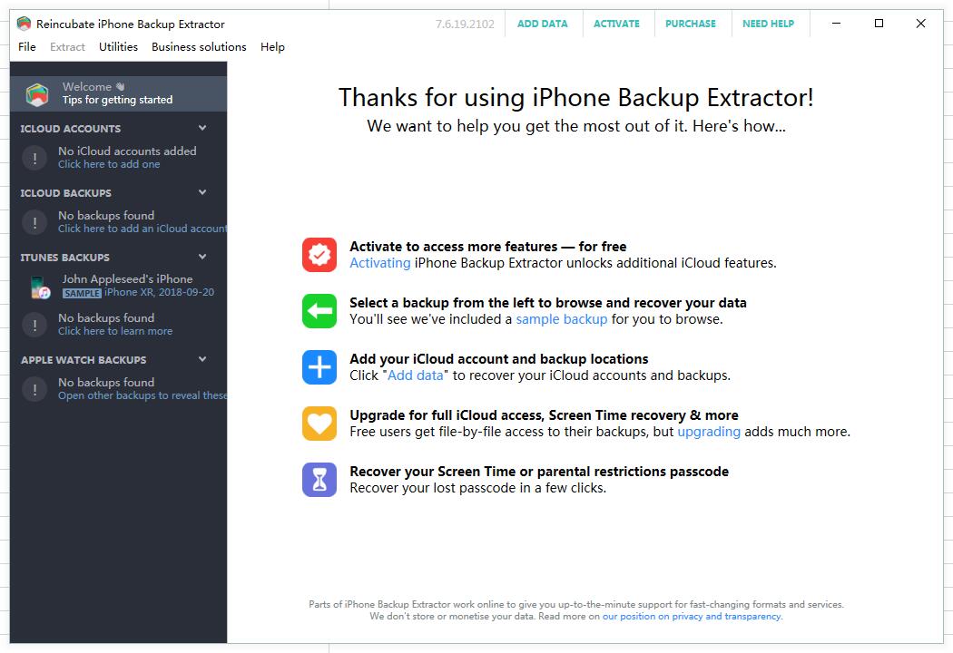 备份提取软件(Reincubate iPhone Backup Extractor)
