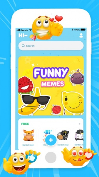 趣逗贴纸app截图3