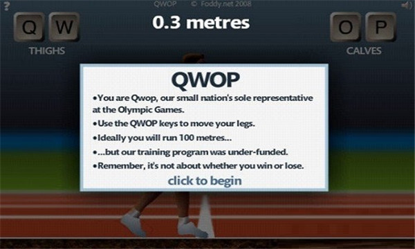 qwop百米赛跑截图3