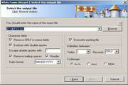 CSV to DBF